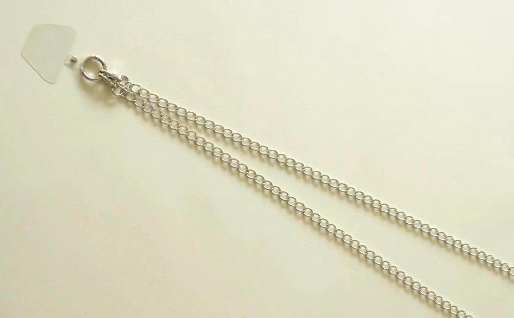 【LENERAオリジナルスマートフォンショルダー】 smartphone shoulder - maro - /silver 【079037】